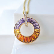 Circle Ametrine Pendant
