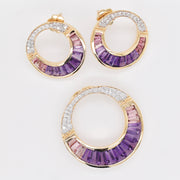 Nora Amethyst & Pink Tourmaline Set