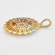 Rainbow Orbit Diamond Pendant