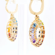 Circle Prong Earrings