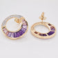 Amethyst Cleopatra Earrings