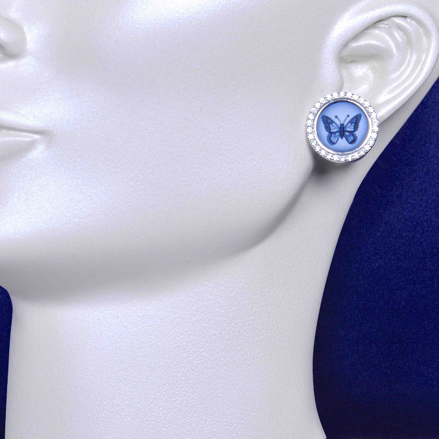 agate Circle earrings
