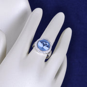 Cameo Swan Ring