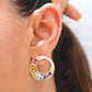 Multicolor Cleopatra Earrings