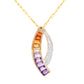 Ametrine Sickle Pendant