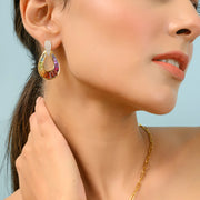 Doorknocker Rainbow Earrings