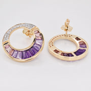 Nora Amethyst & Pink Tourmaline Set