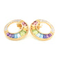 Multicolor Cleopatra Earrings