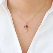 Linear Multi Cross Pendant