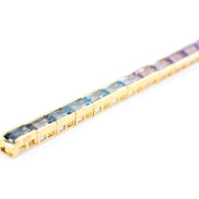 Tennis Bracelet: Rainbow Baguette Edition