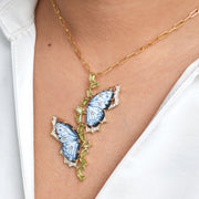 Butterfly Peridot Pendant
