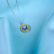 Agate Yellow Butterfly Pendant