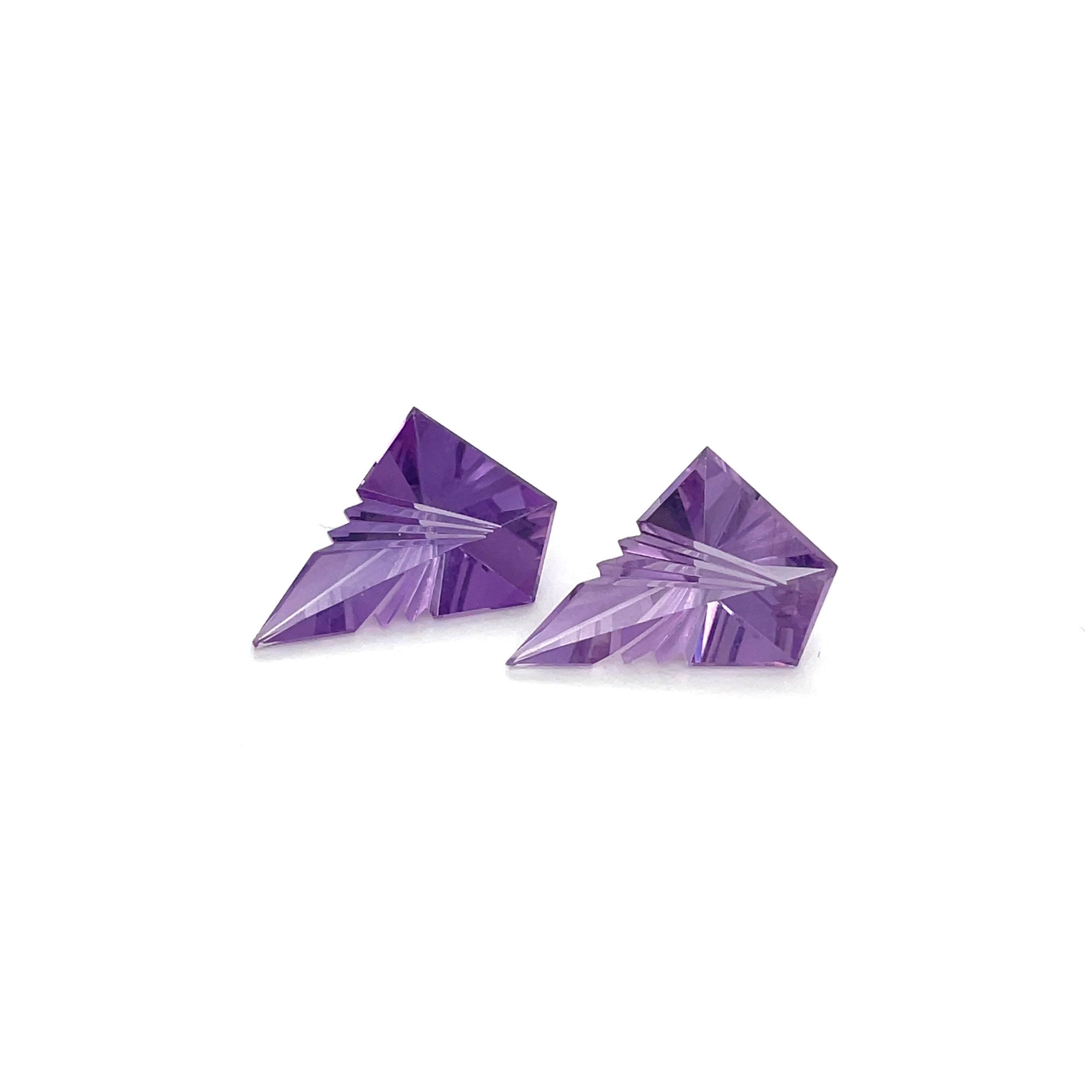 AMETHYST PRISM (PAIR)