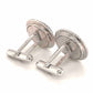 Art Deco Wave Design Cameo Cufflinks