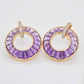 amethyst earrings