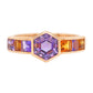 amethyst citrine ring