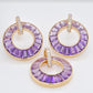Circle Amethyst Set