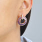 circle earrings