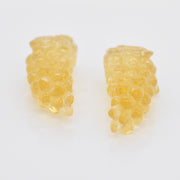 Natural Yellow Apatite Grapes Carving