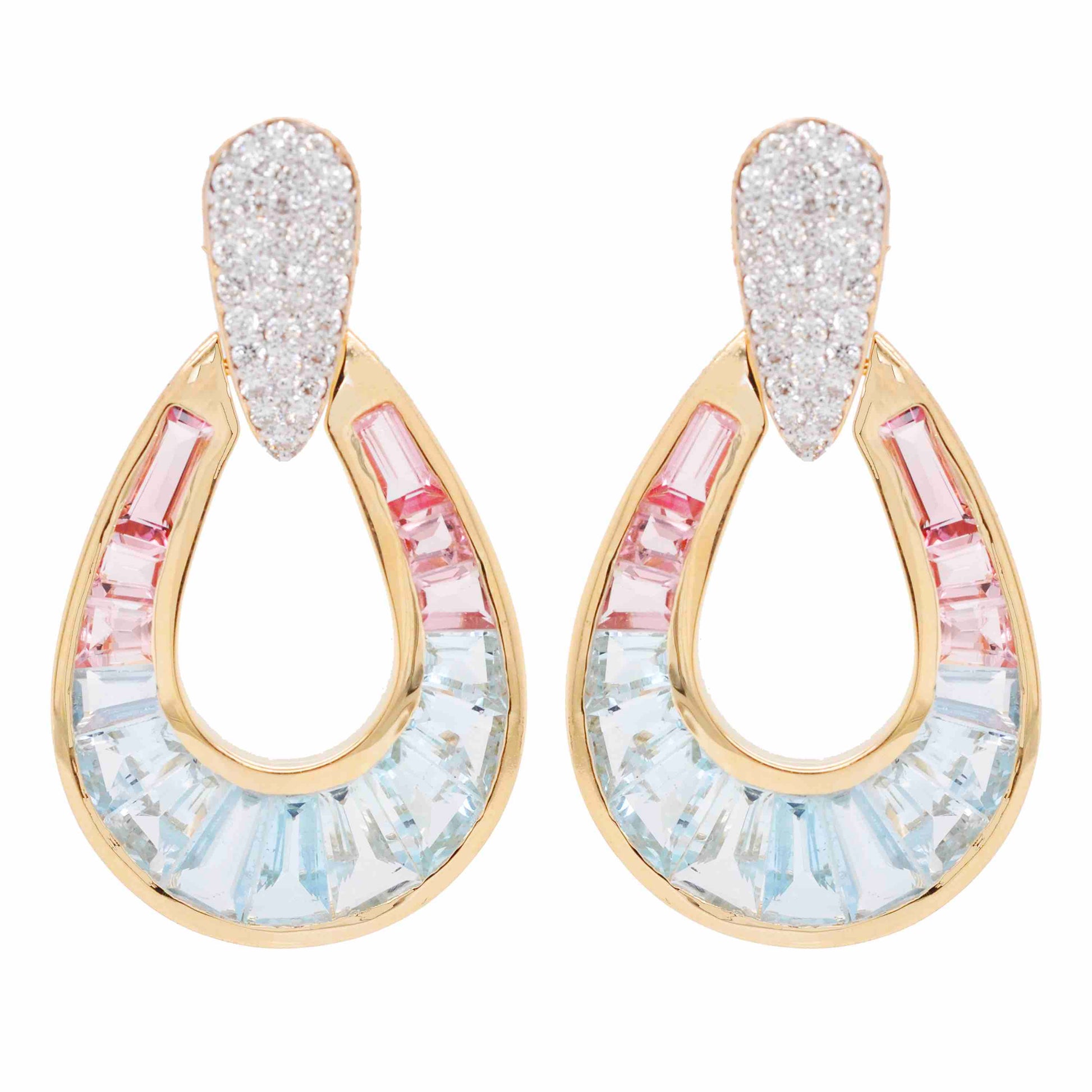 doorknocker earrings gold