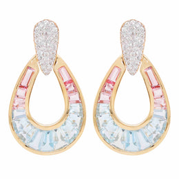 doorknocker earrings gold