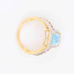 baguette diamond ring gold