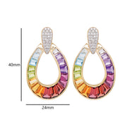 Doorknocker Multi Earrings