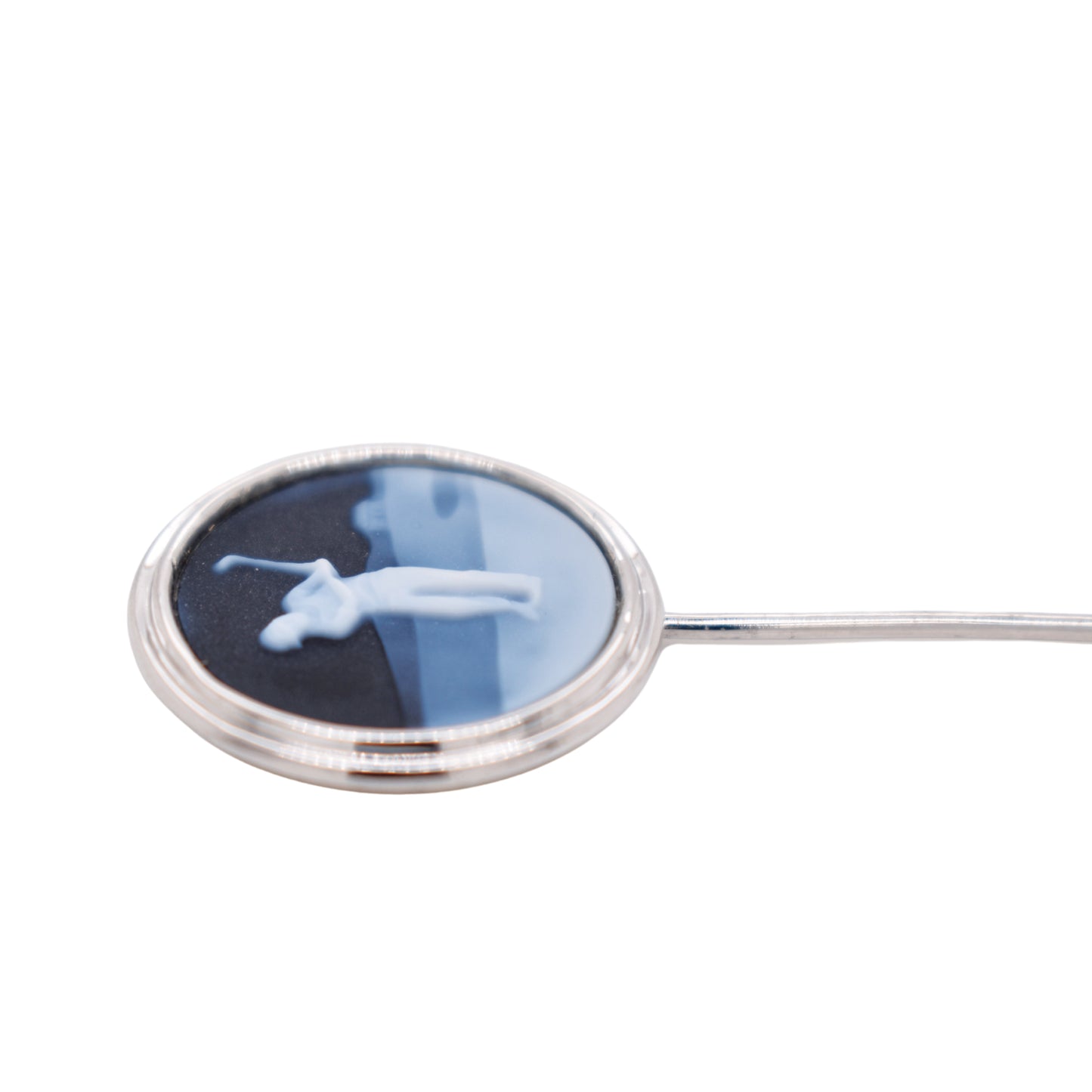 Cameo Golfer Lapel Pin