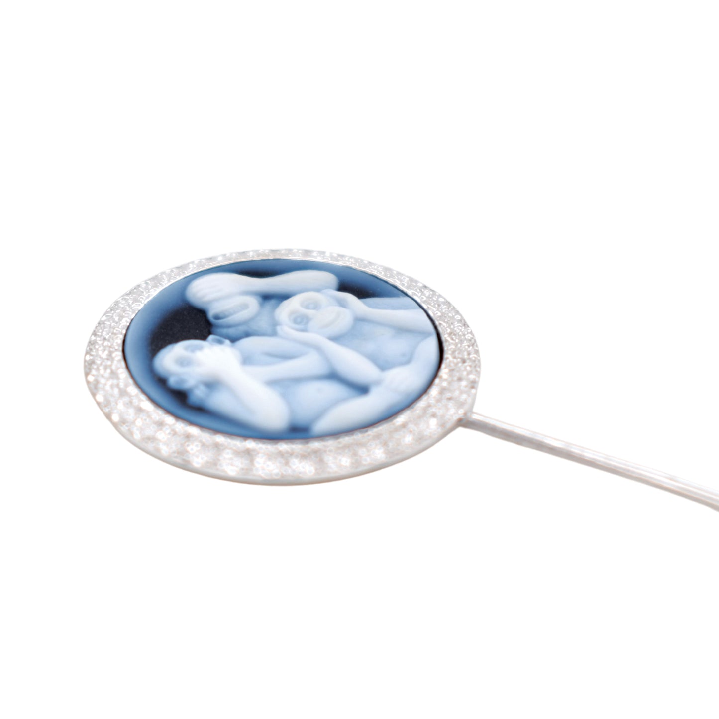 Cameo Monkey lapel pin