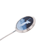 Cameo Golfer Lapel Pin