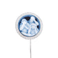 Cameo Monkey lapel pin