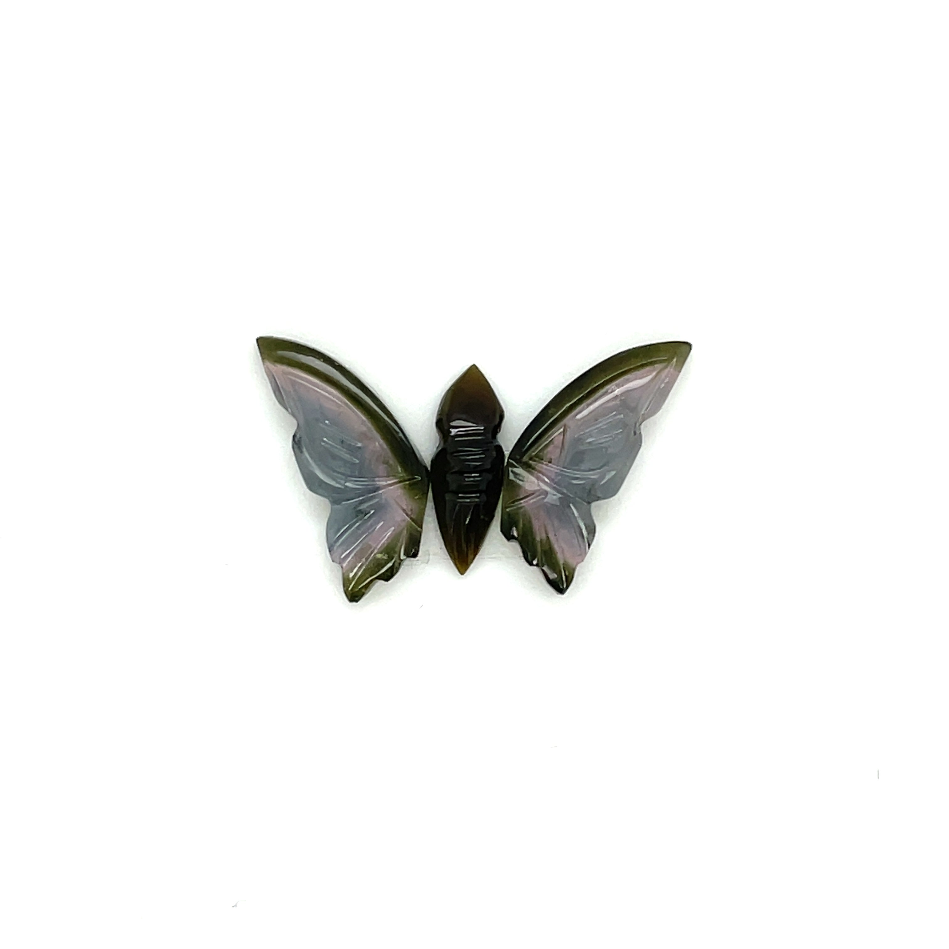 BITOURMALINE BLACK BUTTERFLY