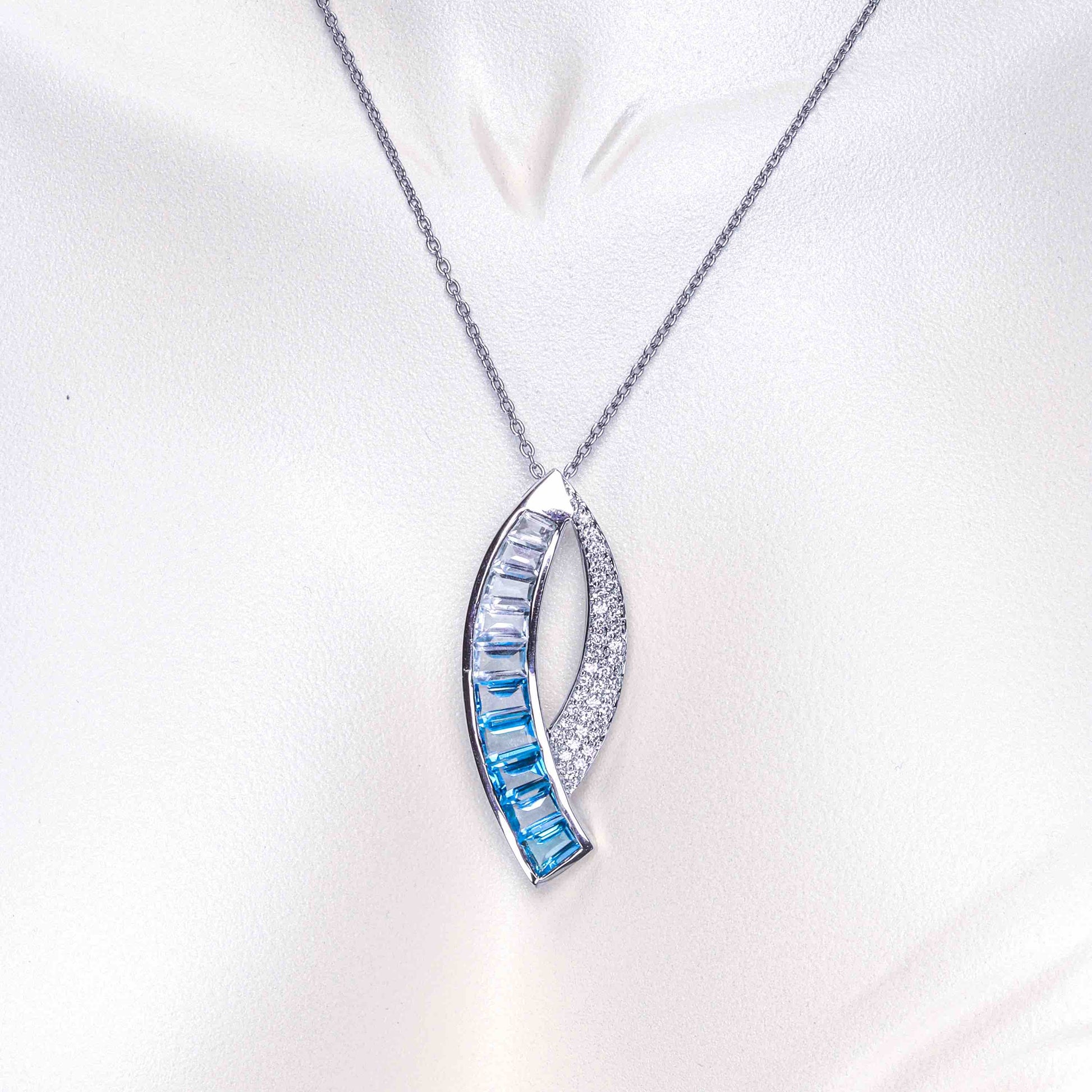 Blue Gemstone Pendant