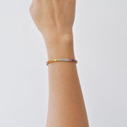 Rainbow Octagon Tennis Bracelet