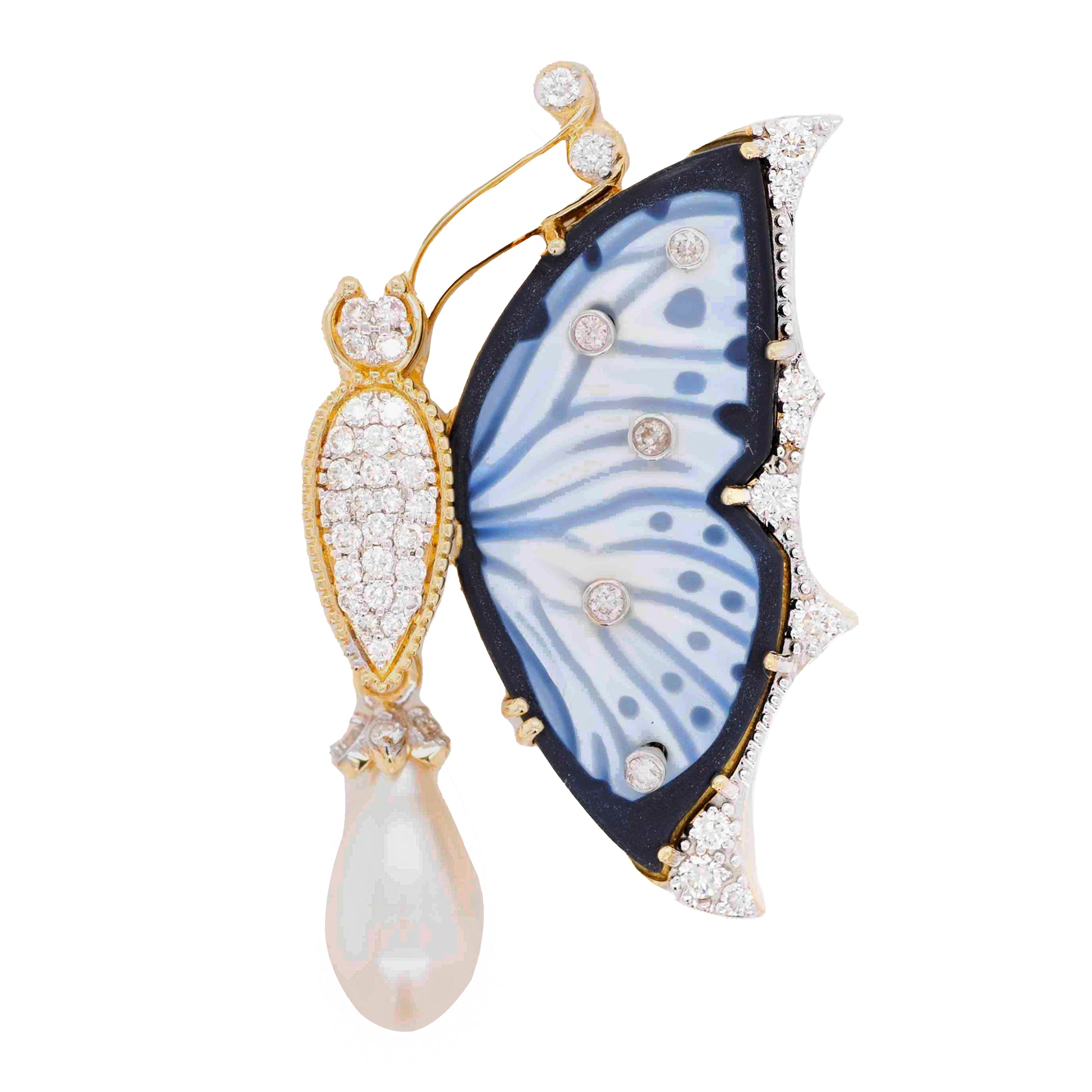 butterfly brooch pendant