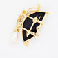 Butterfly Pearl Pendant Brooch