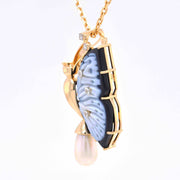 Diamond Brooch Pendant