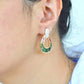 teardrop diamond earrings