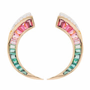 green tourmaline earrings