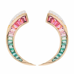 green tourmaline earrings