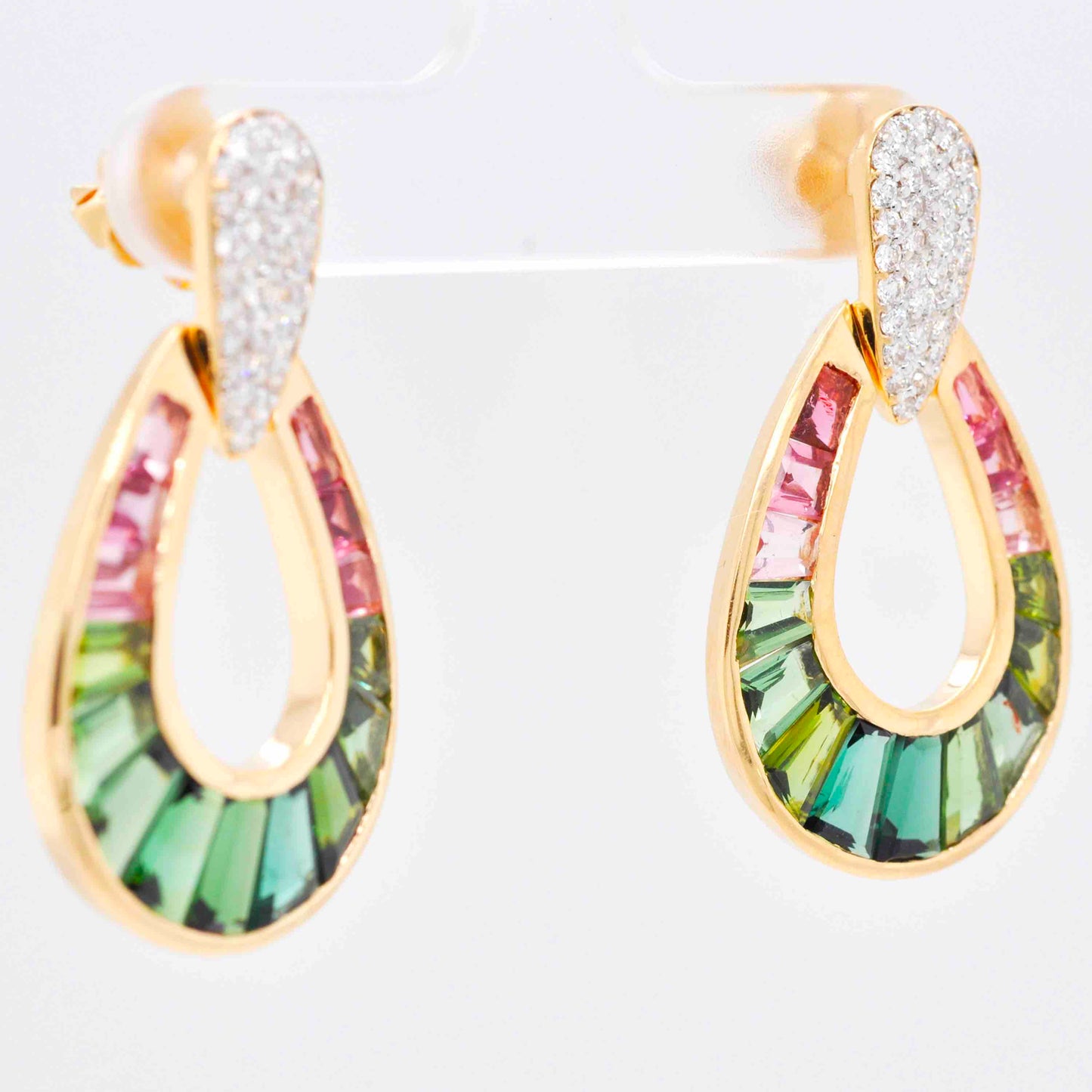 raindrop dangle earrings