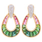 doorknocker earrings gold