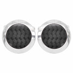 Black Guilloché Enamel Cufflinks