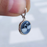 Cameo Swan Pendant