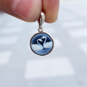 Cameo Swan Pendant