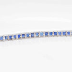 Blue Sapphire Gradient Bracelet