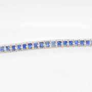 Blue Sapphire Gradient Bracelet