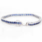 blue sapphire charm bracelet