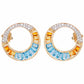 Blue Topaz Earrings