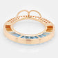 18K Gold Blue Topaz Citrine Diamond Cleopatra Set - Vaibhav Dhadda Jewelry